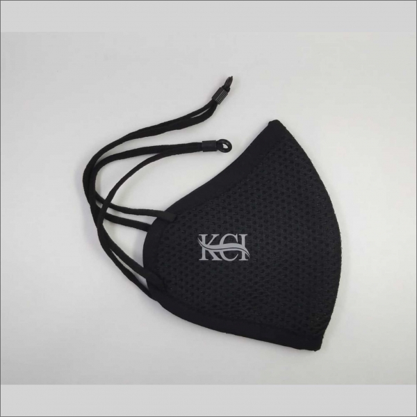 Head Loop Black Face Mask